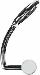 Inel pentru penis Cromat cu Sferă Anal Master Series 14651 10-349 Inel pentru penis cu Sferă Anal Cromat 14 Cm