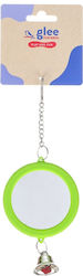 Glee Bird Game Round Mirror 7.5cm Green 91287-20