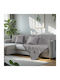 Beauty Home Σετ Ριχτάρια 2τμχ Chenille Γκρι