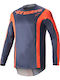 Alpinestars Techstar Arch Мъжки Блуза за мотокрос Дълъг ръкав Тъмносиня Цвят