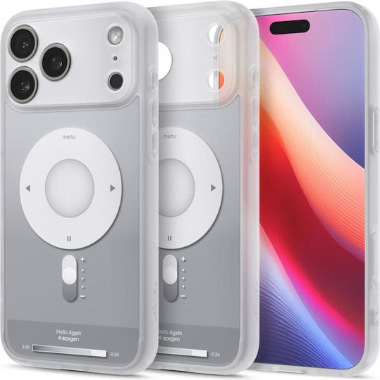 Spigen Ultra Hybrid Mag Classic Umschlag Rückseite Silikon / Kunststoff Silber (iPhone 17 Pro)