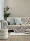 Palamaiki Kali Ριχτάρι Πολυθρόνας Chenille 170x170εκ. Beige