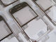 Nokia E71 Front Cover + Lens Grau Metall