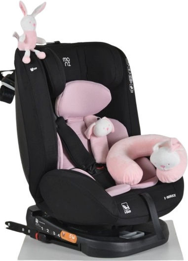 Moni I-maxx Καθισματάκι Αυτοκινήτου i-Size με Isofix Baby Pink