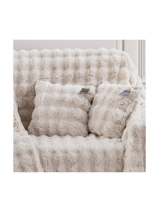 Beauty Home Калъф За Възглавница От Меко Екрю 40x40см 8723МΞ