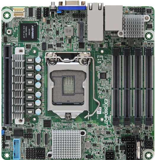 ASRock Rack E3C256D4I-2T Motherboard Mini ITX με Intel 1200 Socket E3C256D4I-2T