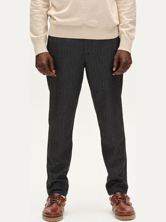 Monza Trousers Chino in Loose Fit Black