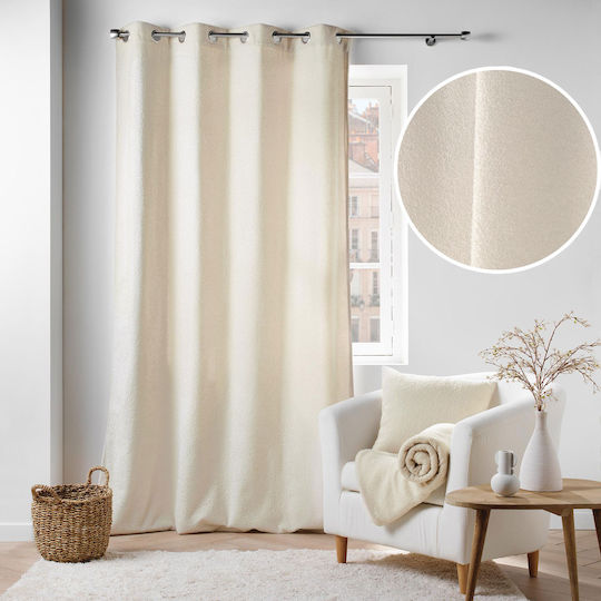 Spitishop Vorhang mit Grommets Wooly Ecru 140x240cm
