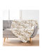 L-c Cheyenne Furry Sofa Blanket 125x150cm Cheyenne