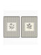 Frames Set 2 Pieces 693bse6145 50x70cm Black-White Wallity Vertical MDF Wood