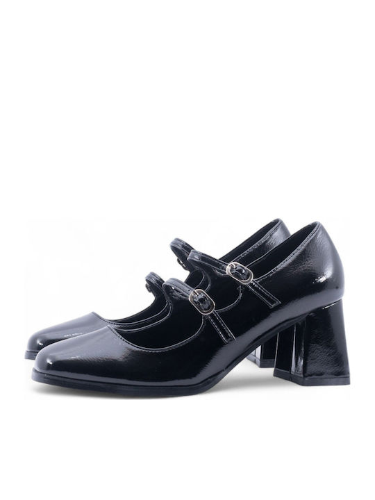 Black Medium Heels