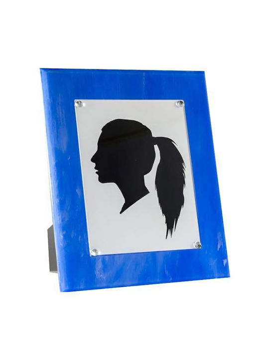 Mario Luca Giusti Capri Plastic Photo Frame with Blue Frame