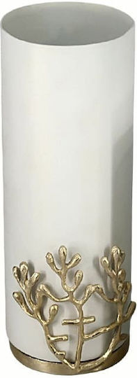 Art et Lumiere Decorative Vase White 15x15x38cm