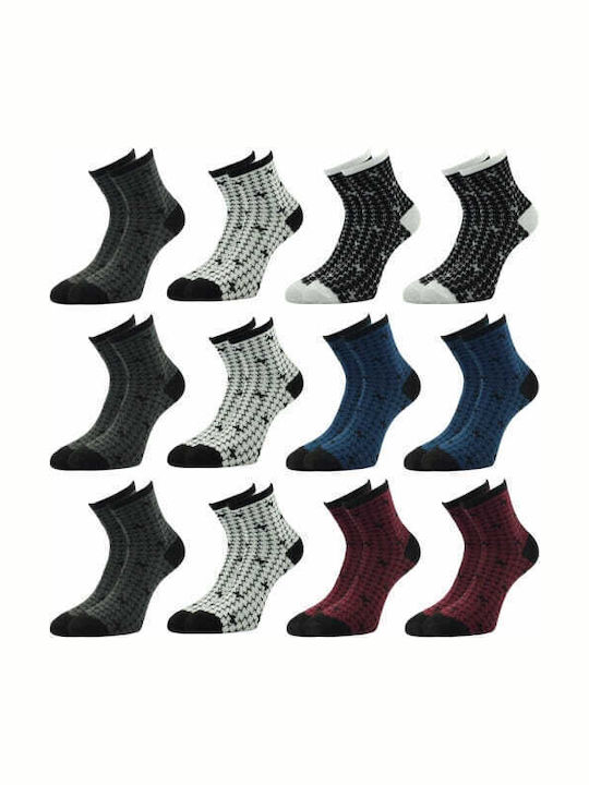 365 Charm Socks Γυναικείες Κάλτσες Multicolour 12Pack