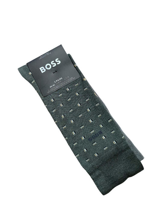 Boss Iconic Ανδρικές Κάλτσες Πολύχρωμες 2Pack