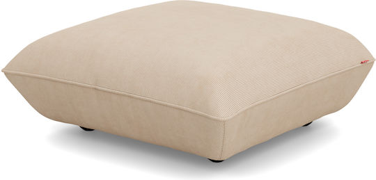 Bean Bag Stool Poof Sumo Beige 108x108x44cm