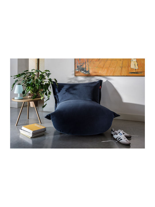 Bean Bag Chair Poof Bonbaron Slim Deep Blue 102...