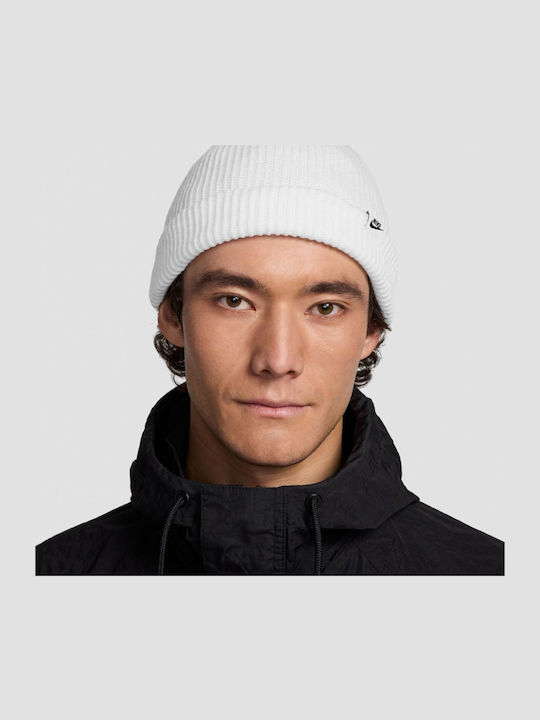 Terra Beanie Beanie Unisex Σκούφος Πλεκτός σε Λευκό χρώμα
