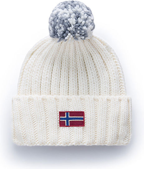 Semiury Beanie Beanie Knitted in White color