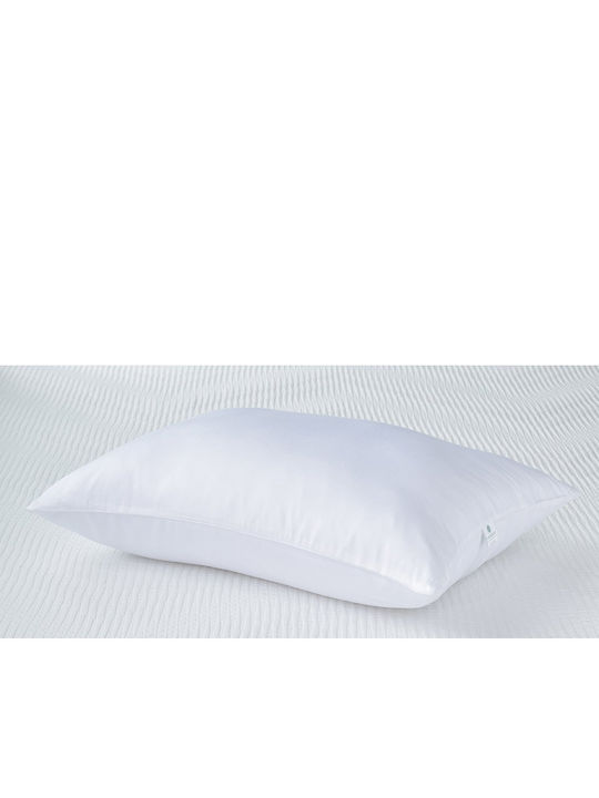 Palamaiki White Comfort Bamboo Bed Pillow Microfiber Anatomic 50x70x14cm