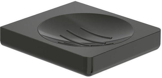 Roca Tavă De Săpun Metalică Neagră Montată Pe Perete