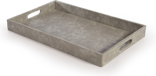 Nef-Nef Homeware Tödliches Grau Leder Dekorative Tabletts Nef-Nef Homeware Tödliches Grau Leder Dekorative Tabletts