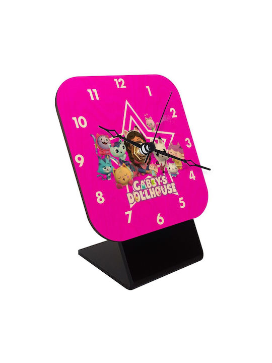 Koupakoupa Wooden Desktop Clock Gabby Dollhouse...