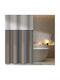 Guy Laroche Beverly Shower Curtain 180x185cm Anthracite