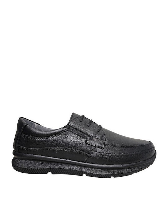 Men's Leather Casual Shoes Black