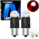 NovSight Lamps Car & Motorcycle PY21W-BAU15s LED Red 12V 60W 2pcs