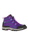 Kids Hiking Boots Waterproof Purple