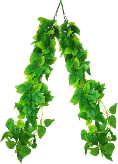 Set 2 Decorative Hanging Ivy Plants Jup *4975324 16040-8 Wall-mounted Plastic 90 Cm Green