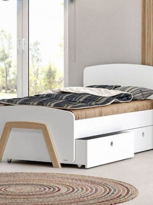 Pat pentru Copii Clasic Single pentru Saltea 90x190cm