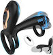 Smd Nutbuster 4-in-1 Vibrating Cock Ring 360° Twisting G-spot Stimulator & Penis Enhancer Remote Black