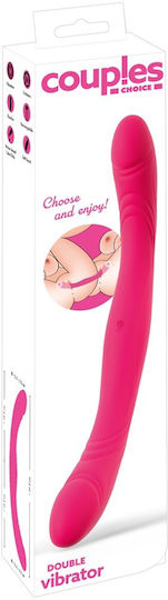 Couples Choice Vibrator Двойна Вибратор с Дистанционно Управление 31.2см Розов