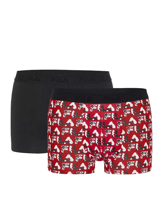 FILA Ανδρικά Μποξεράκια Μαύρα 2Pack