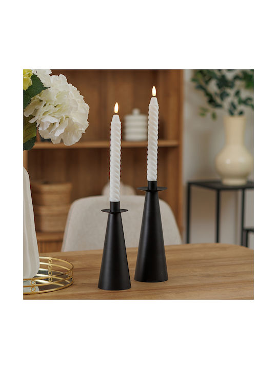 Decorative Lamp Wax Polish White 2pcs