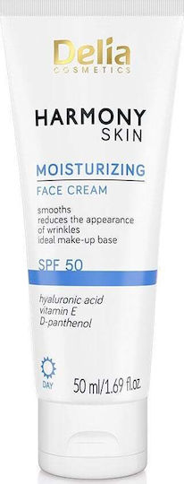 Delia Cosmetics Harmony Skin Creme Gesicht Tag mit SPF50 50ml