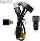 IQ Tech Зарядно за кола с Портове: 1xUSB 1xType-C