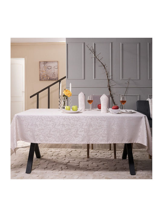Teoran Покривка за маса Rennes Екрю 160x320бр