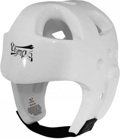 Olympus Sport Competition Pro Adult Open Face Boxing Headgear White