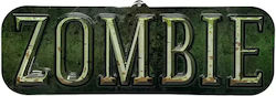 Decorative Sign Zombie Boland *769633 1-39 3d Lettering 55 X 18 Cm Green