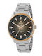 Marea Herrenuhr Batterie mit Silber Metallarmband