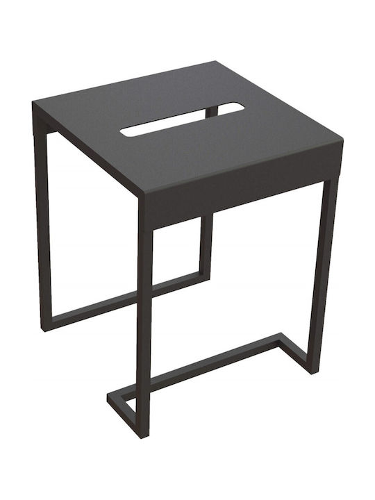 Deante Floor Bathroom Shelf Metallic