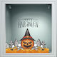 Αυτοκόλλητο Βιτρίνας - Halloween 25 - 50cm X 42cm