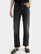 Women's Jean Trousers in Straight Line Black Night