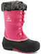 Kinderstiefel mit Schnürsenkeln Rosa