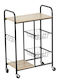 ArteLibre Hartwell Metallic Kitchen Rack 4 Tiers Black 57x30x85cm