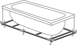 Платформа за Цялостна Поддръжка на Вана 160*70см Sirene Frc16090