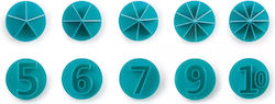 Portion Cutting Indicators Cakes Set 5 6 7 9 10 Pieces